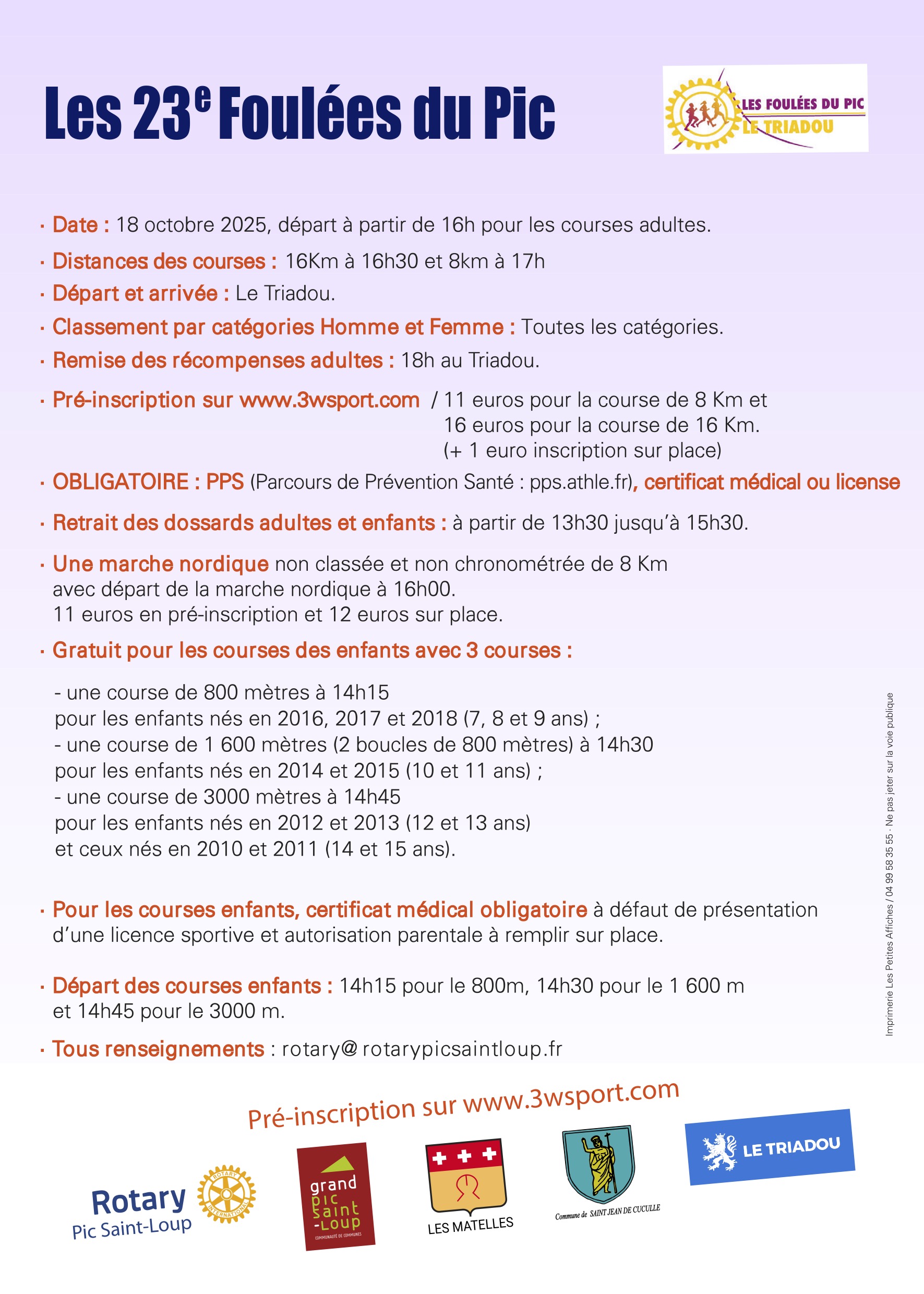 Les Foulées du Pic 2025